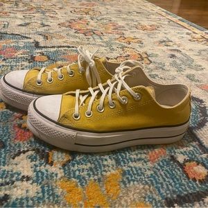 Yellow Platform Converse